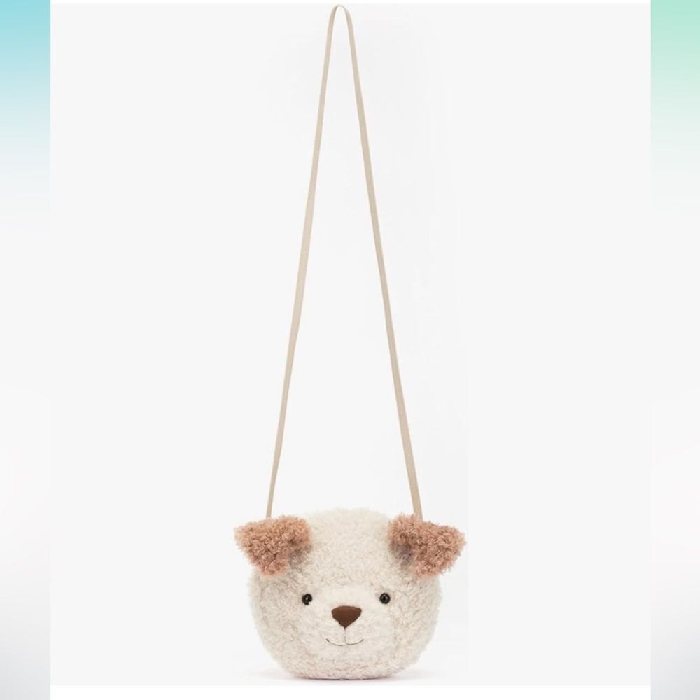 Jellycat Little Pup Plush Bag 9" Puppy Dog NEW - Picture 15 of 15